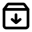 A minimalist line drawing of a cat's head with pointed ears and a subtle facial expression.
